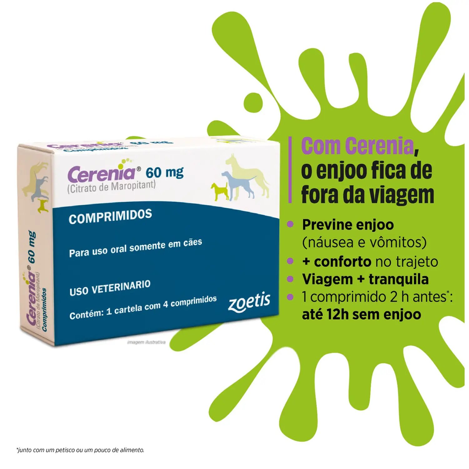 Antiemético Cerenia 60mg para Cães